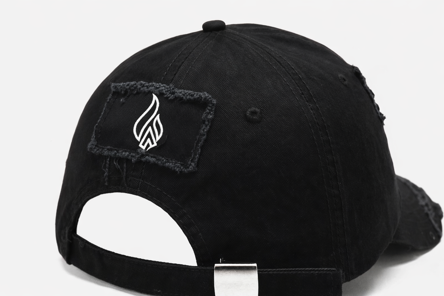 diAmore Distressed Cap Set – 3 Pack (Black, White & Burgundy)