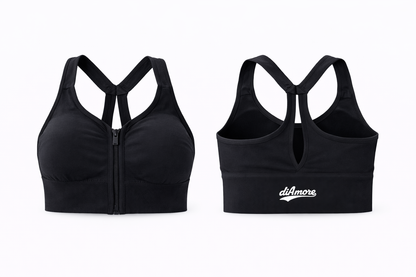 diAmore Women’s Seamless Sports Bra High Support – Workout, Gym, Running Activewear