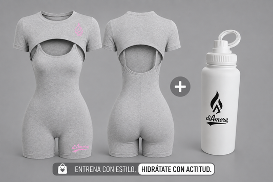 🤍 Set Fitness Sculpt diAmore + Botella 32 oz