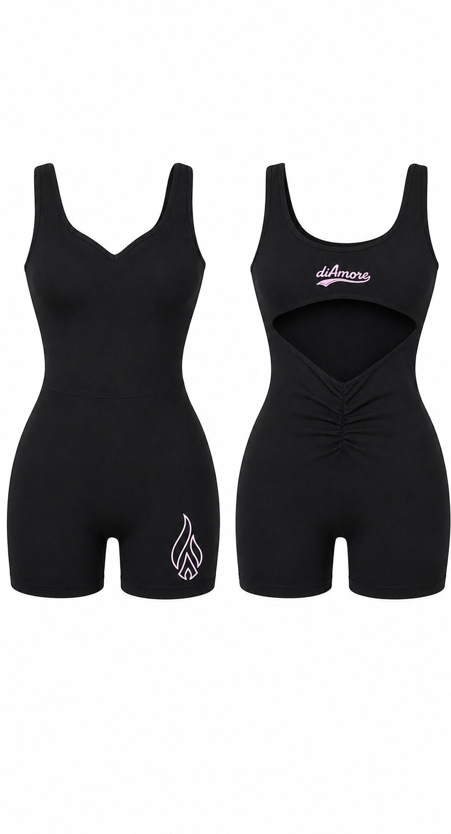 🖤 diAmore Eclipse Sculpt Romper